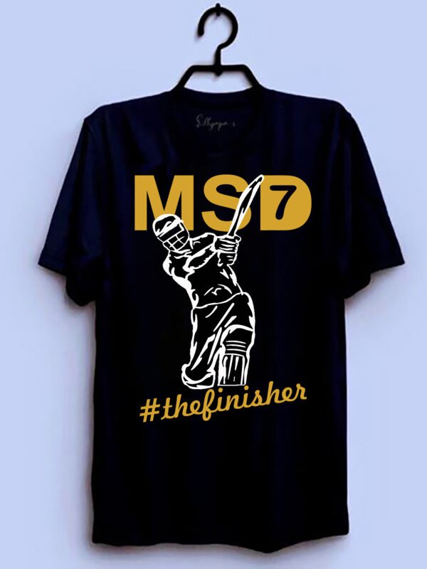Print Holic MSD The Finisher Printed Black T-Shirt