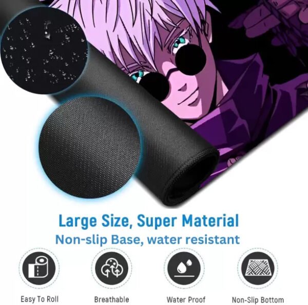 Print Holic Gaming Mousepad Anti-Slip Extended size 11 inches height*23 inches width - Image 4